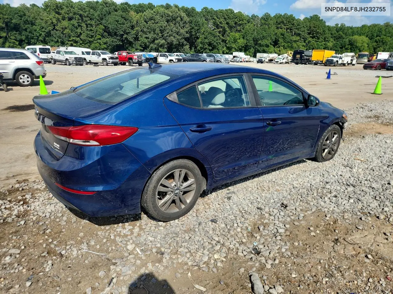 2018 Hyundai Elantra Sel VIN: 5NPD84LF8JH232755 Lot: 62125666