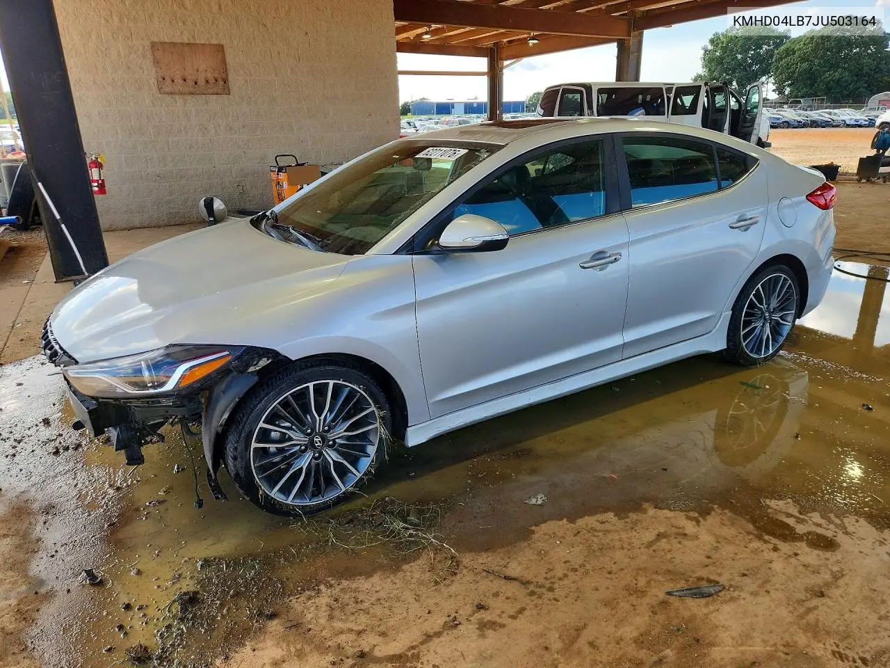 2018 Hyundai Elantra Sport VIN: KMHD04LB7JU503164 Lot: 62211076
