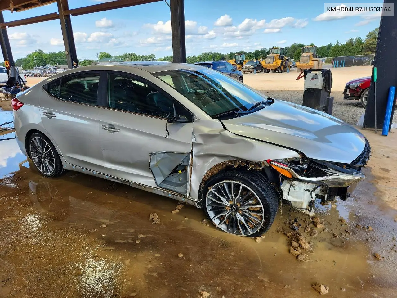 2018 Hyundai Elantra Sport VIN: KMHD04LB7JU503164 Lot: 62211076