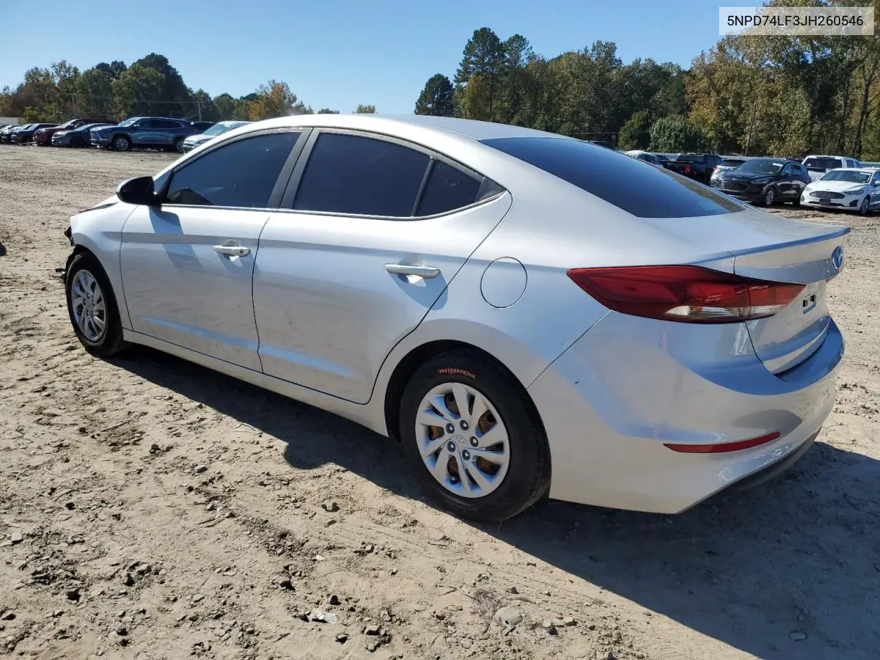 5NPD74LF3JH260546 2018 Hyundai Elantra Se