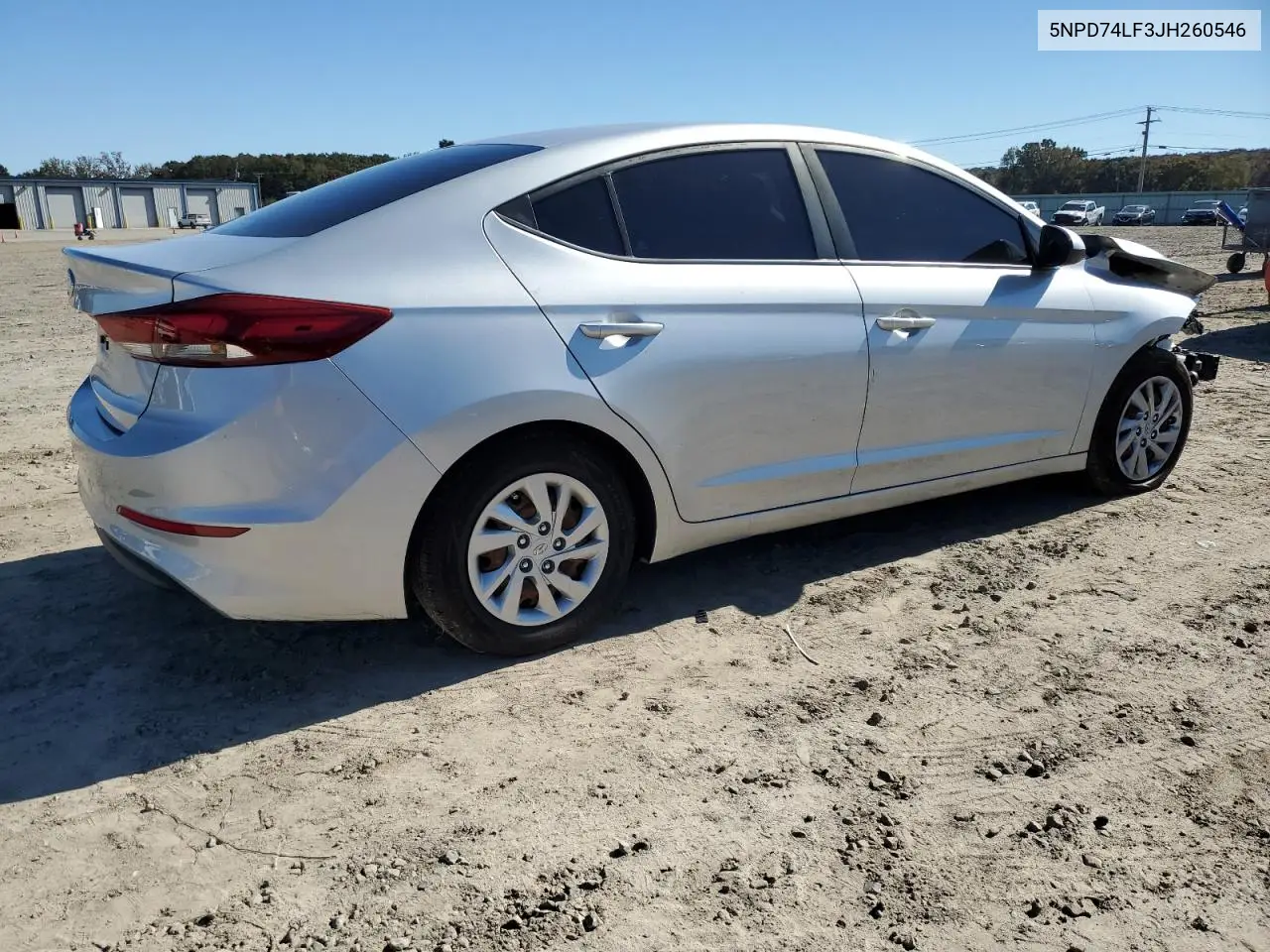 5NPD74LF3JH260546 2018 Hyundai Elantra Se