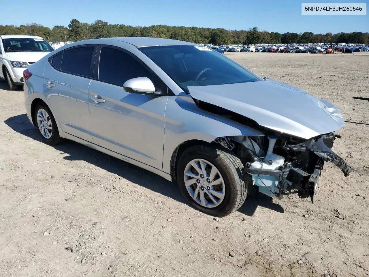 5NPD74LF3JH260546 2018 Hyundai Elantra Se