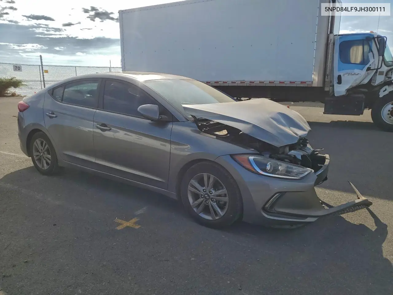 5NPD84LF9JH300111 2018 Hyundai Elantra Sel