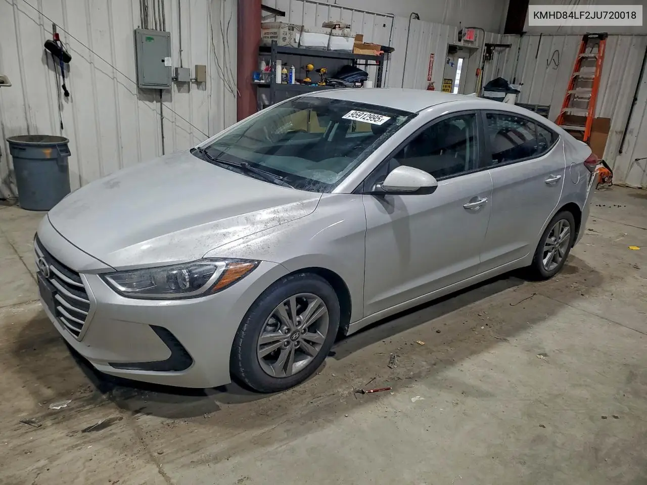 KMHD84LF2JU720018 2018 Hyundai Elantra Sel