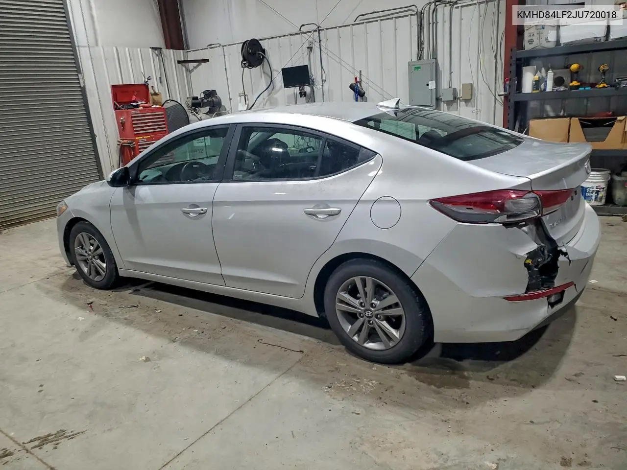 KMHD84LF2JU720018 2018 Hyundai Elantra Sel