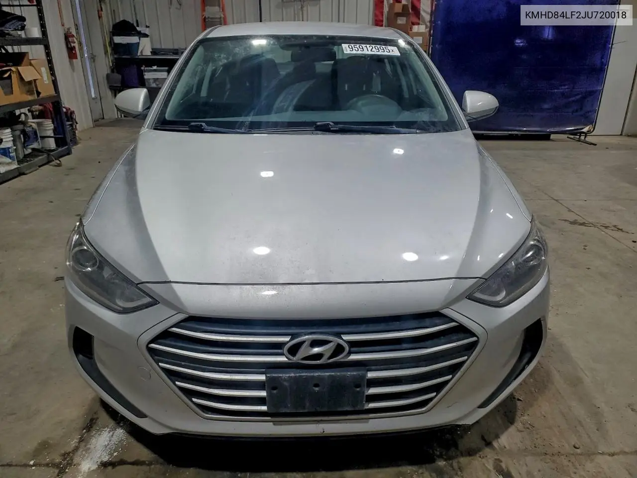 KMHD84LF2JU720018 2018 Hyundai Elantra Sel