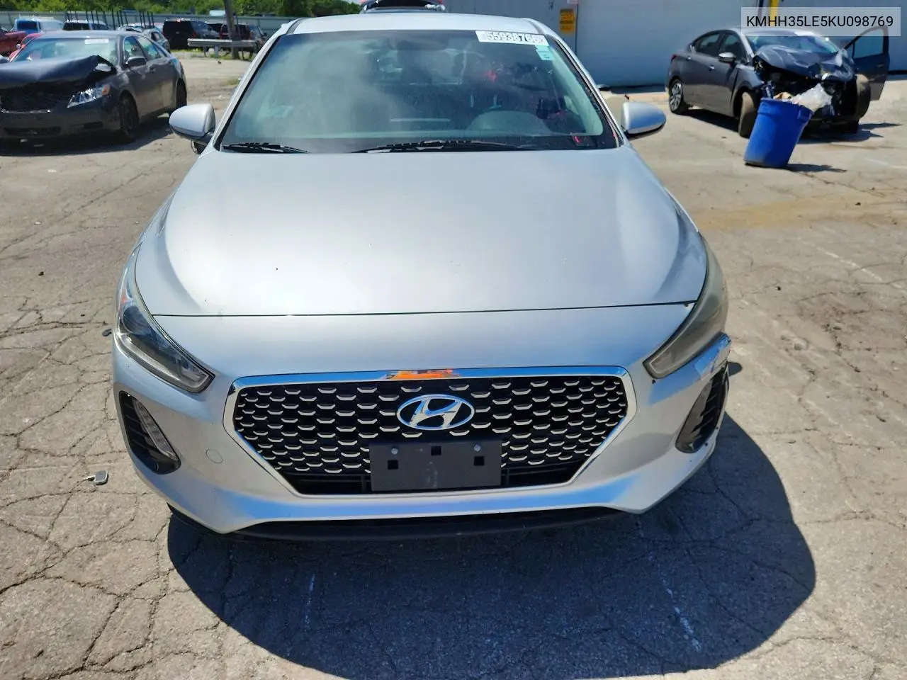 2019 Hyundai Elantra Gt Base VIN: KMHH35LE5KU098769 Lot: 55938766