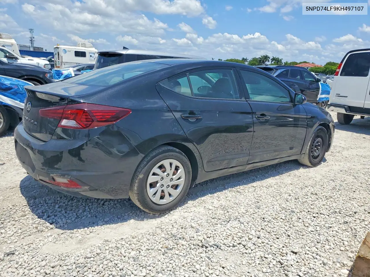 5NPD74LF9KH497107 2019 Hyundai Elantra Se