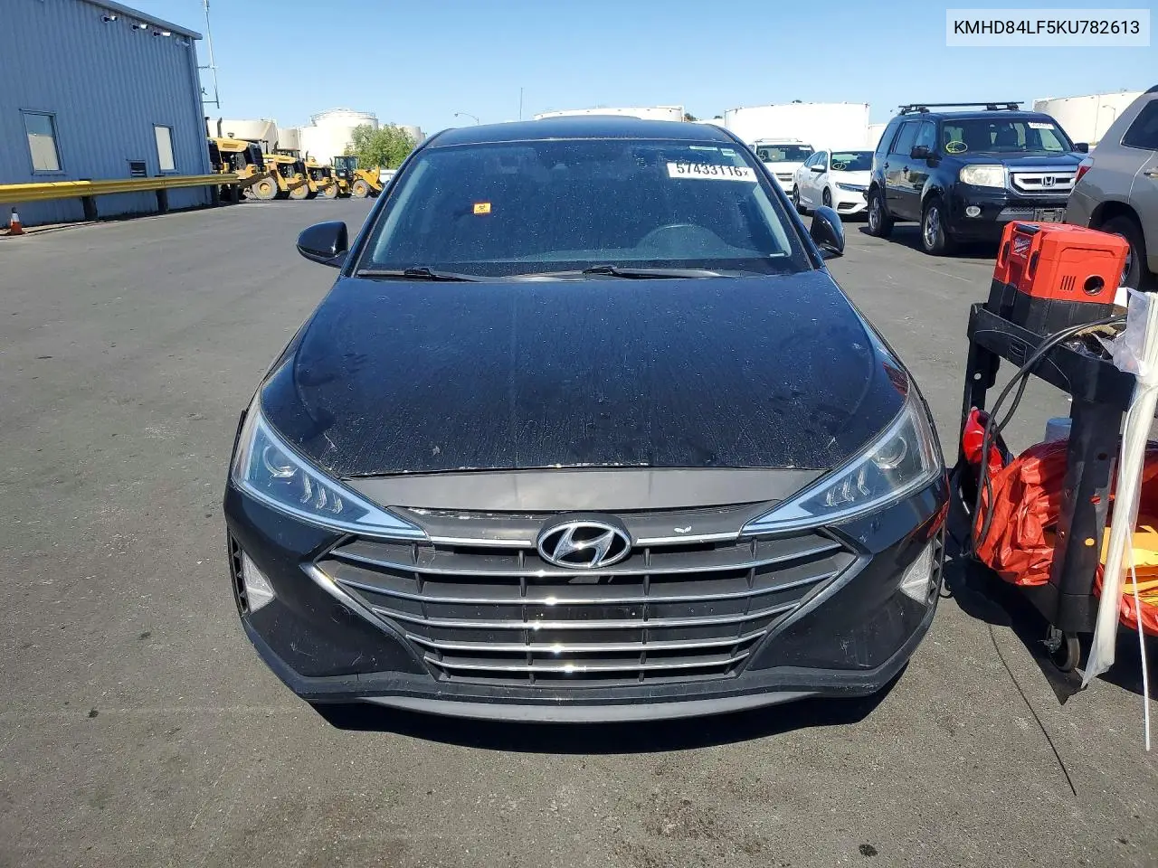 2019 Hyundai Elantra Sel VIN: KMHD84LF5KU782613 Lot: 57433116