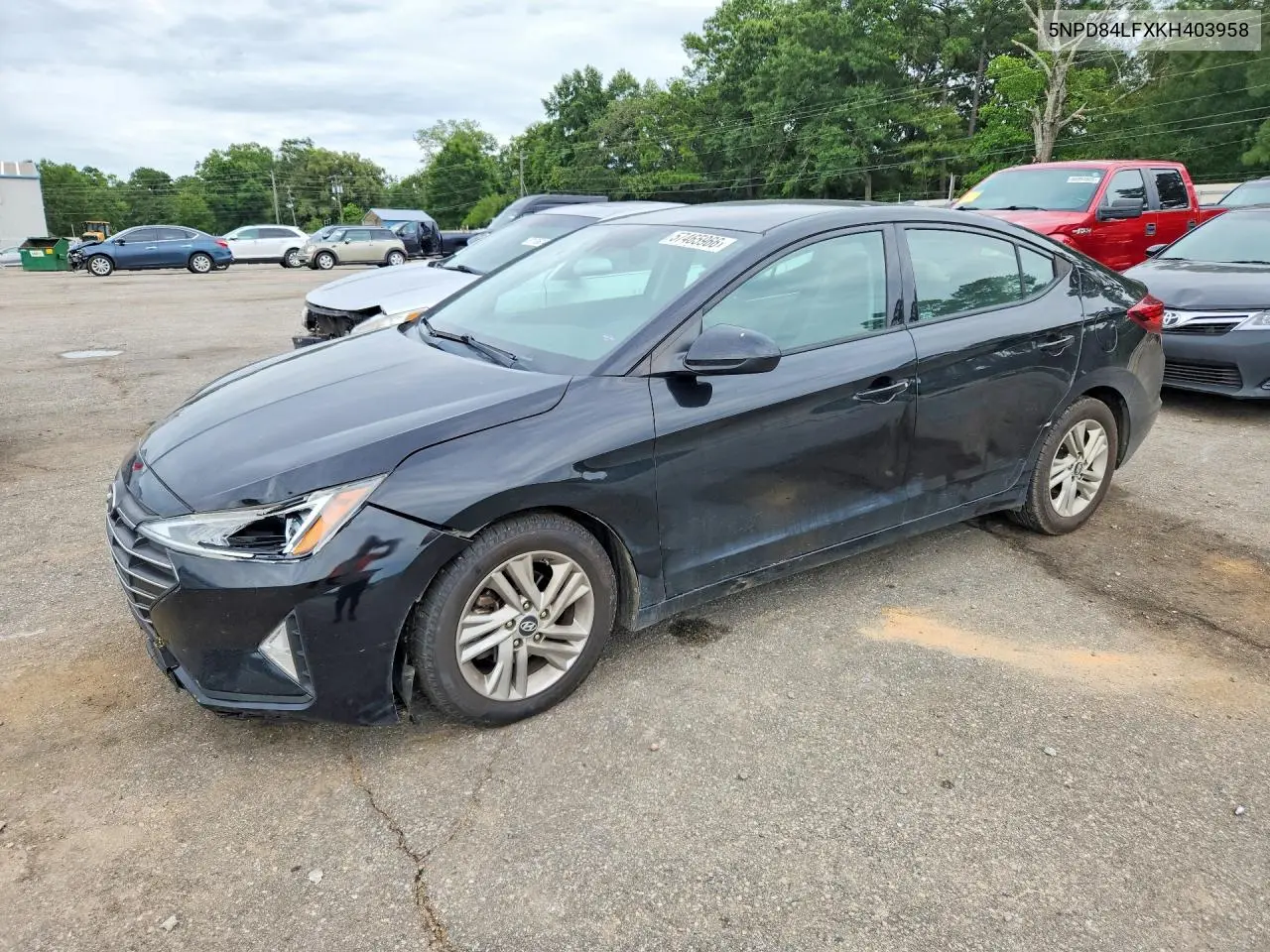 2019 Hyundai Elantra Sel VIN: 5NPD84LFXKH403958 Lot: 57465966