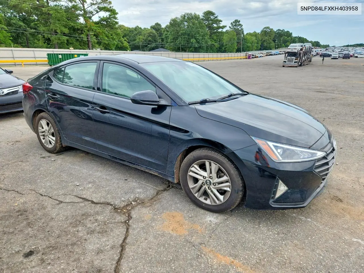 2019 Hyundai Elantra Sel VIN: 5NPD84LFXKH403958 Lot: 57465966