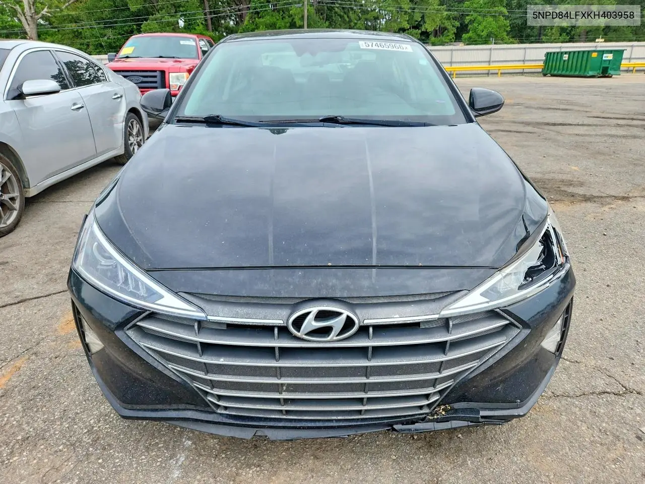 2019 Hyundai Elantra Sel VIN: 5NPD84LFXKH403958 Lot: 57465966