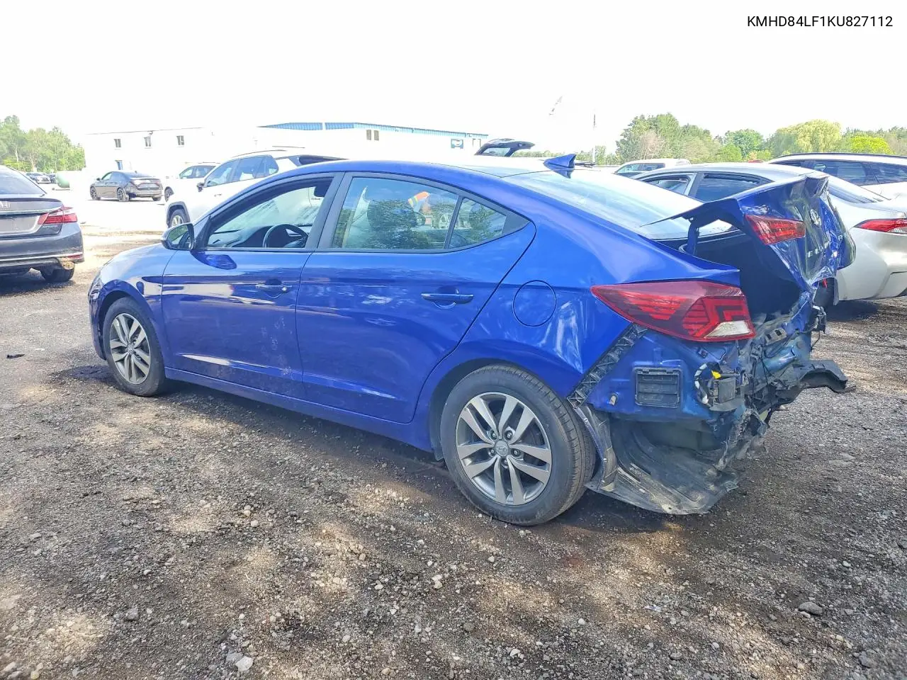 2019 Hyundai Elantra VIN: KMHD84LF1KU827112 Lot: 59247716