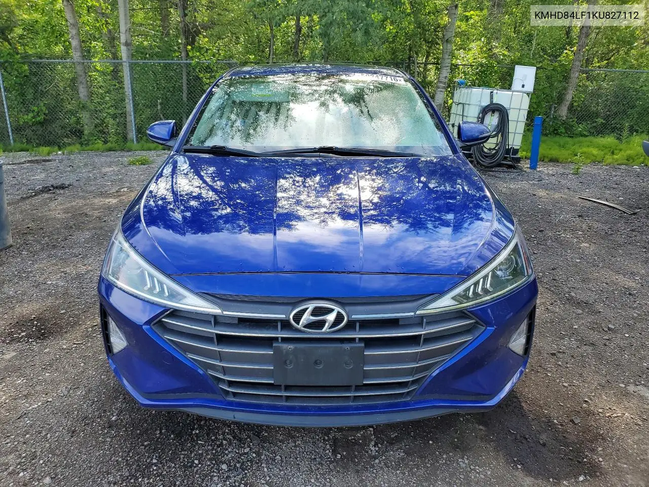 2019 Hyundai Elantra VIN: KMHD84LF1KU827112 Lot: 59247716