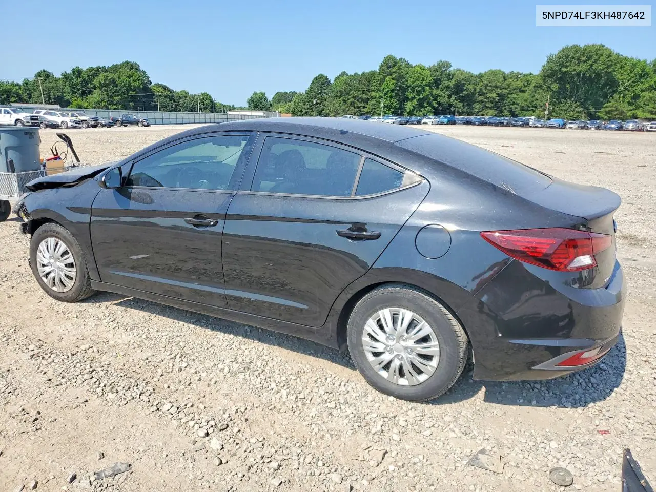 2019 Hyundai Elantra Se VIN: 5NPD74LF3KH487642 Lot: 59845876