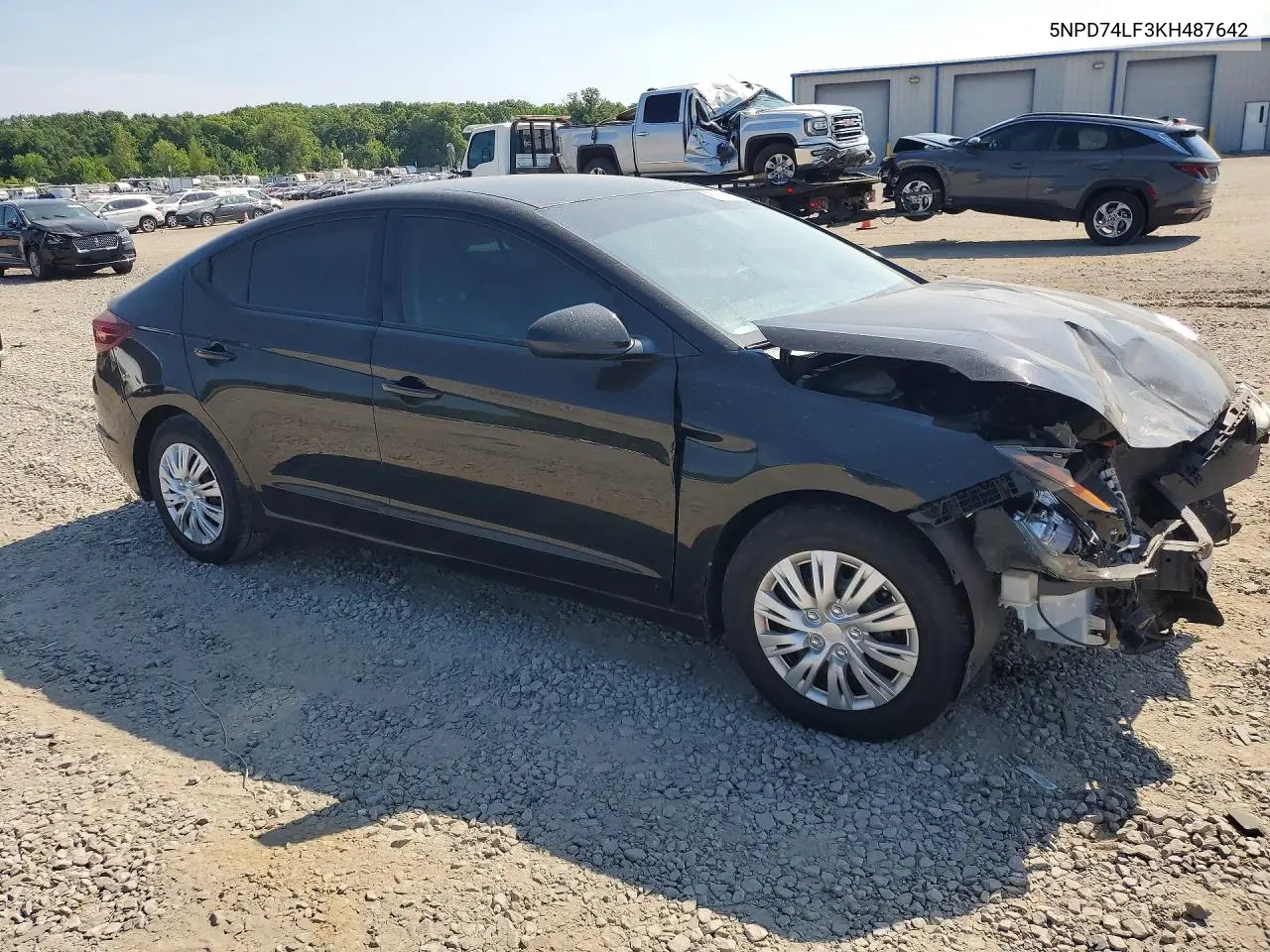 2019 Hyundai Elantra Se VIN: 5NPD74LF3KH487642 Lot: 59845876