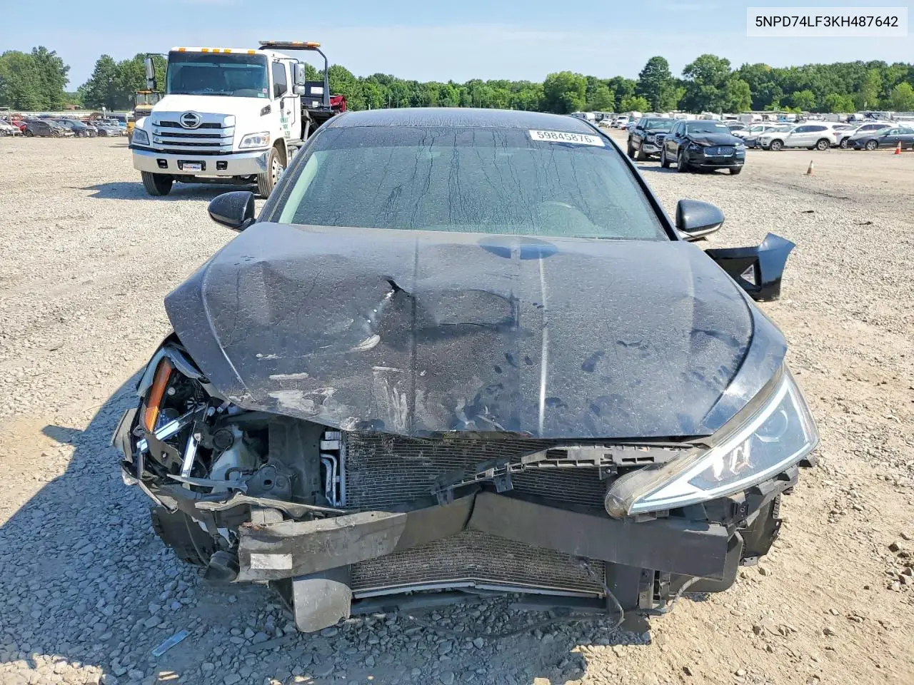 2019 Hyundai Elantra Se VIN: 5NPD74LF3KH487642 Lot: 59845876