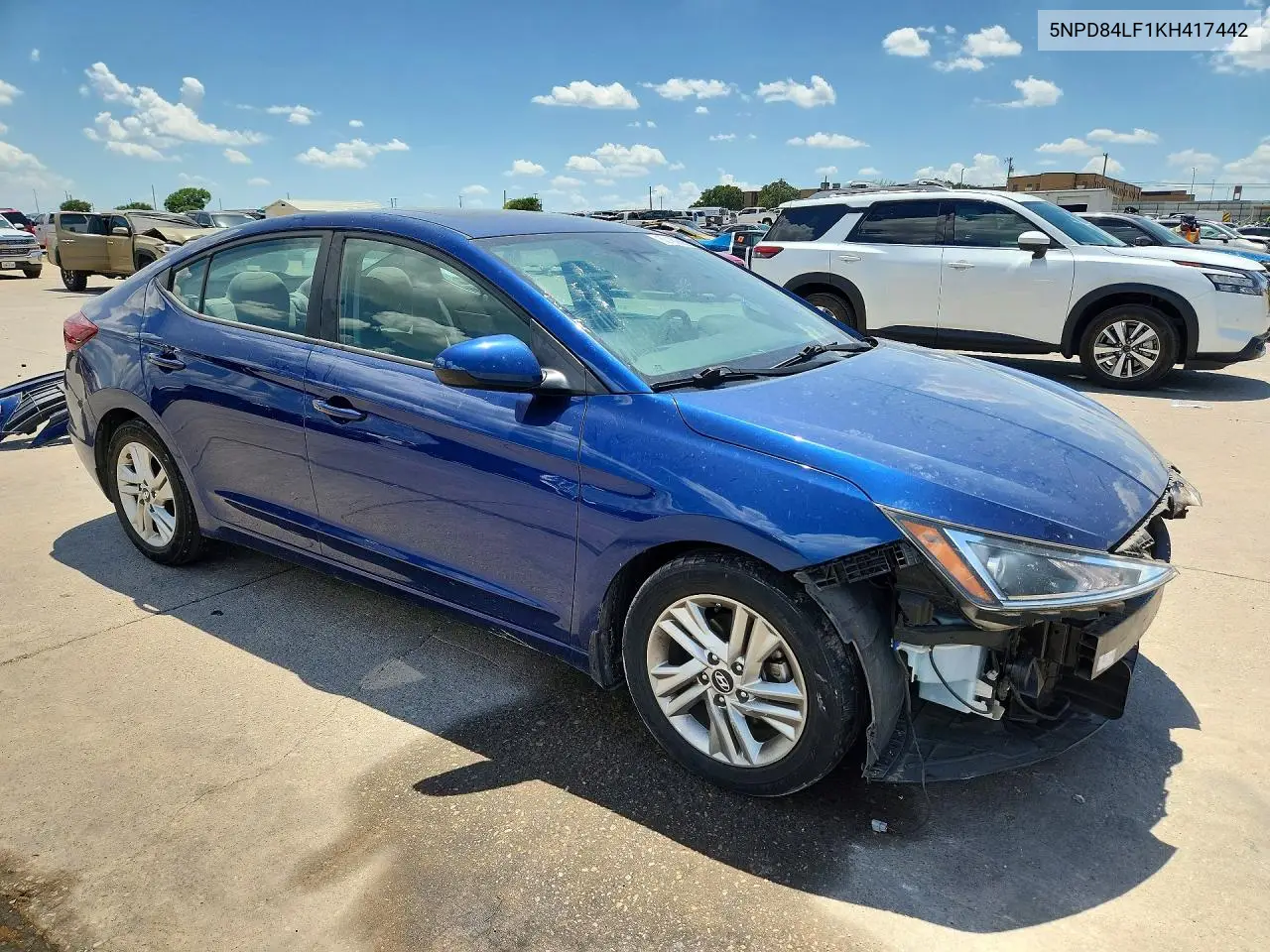 2019 Hyundai Elantra Value Edition VIN: 5NPD84LF1KH417442 Lot: 60160666