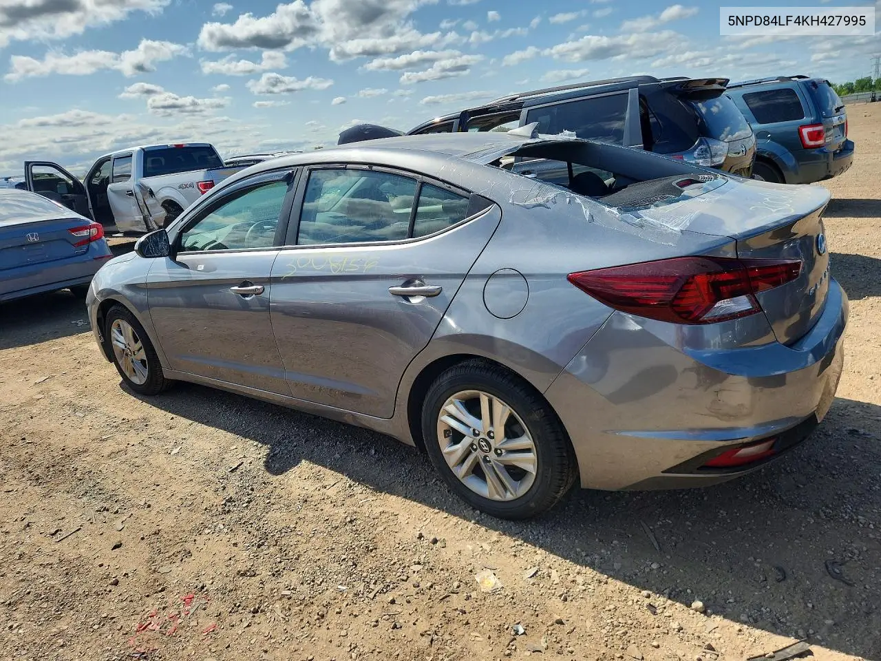 2019 Hyundai Elantra Sel VIN: 5NPD84LF4KH427995 Lot: 60442136