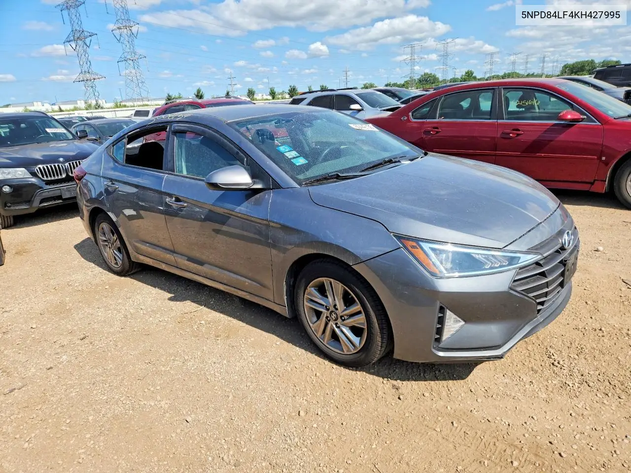 2019 Hyundai Elantra Sel VIN: 5NPD84LF4KH427995 Lot: 60442136