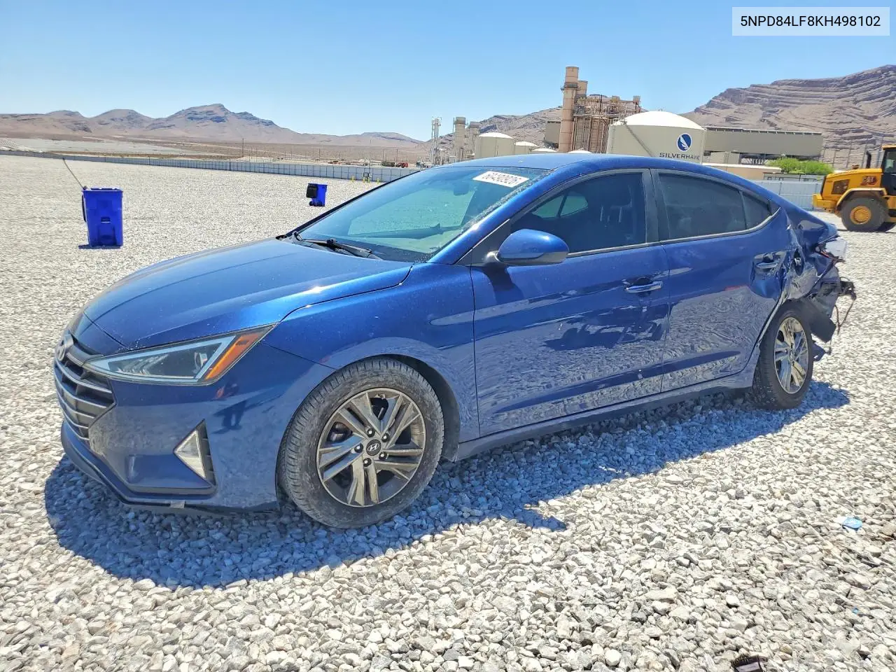 2019 Hyundai Elantra Sel VIN: 5NPD84LF8KH498102 Lot: 60490926