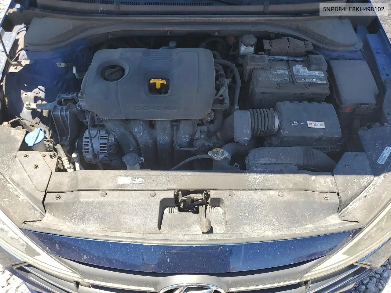 2019 Hyundai Elantra Sel VIN: 5NPD84LF8KH498102 Lot: 60490926