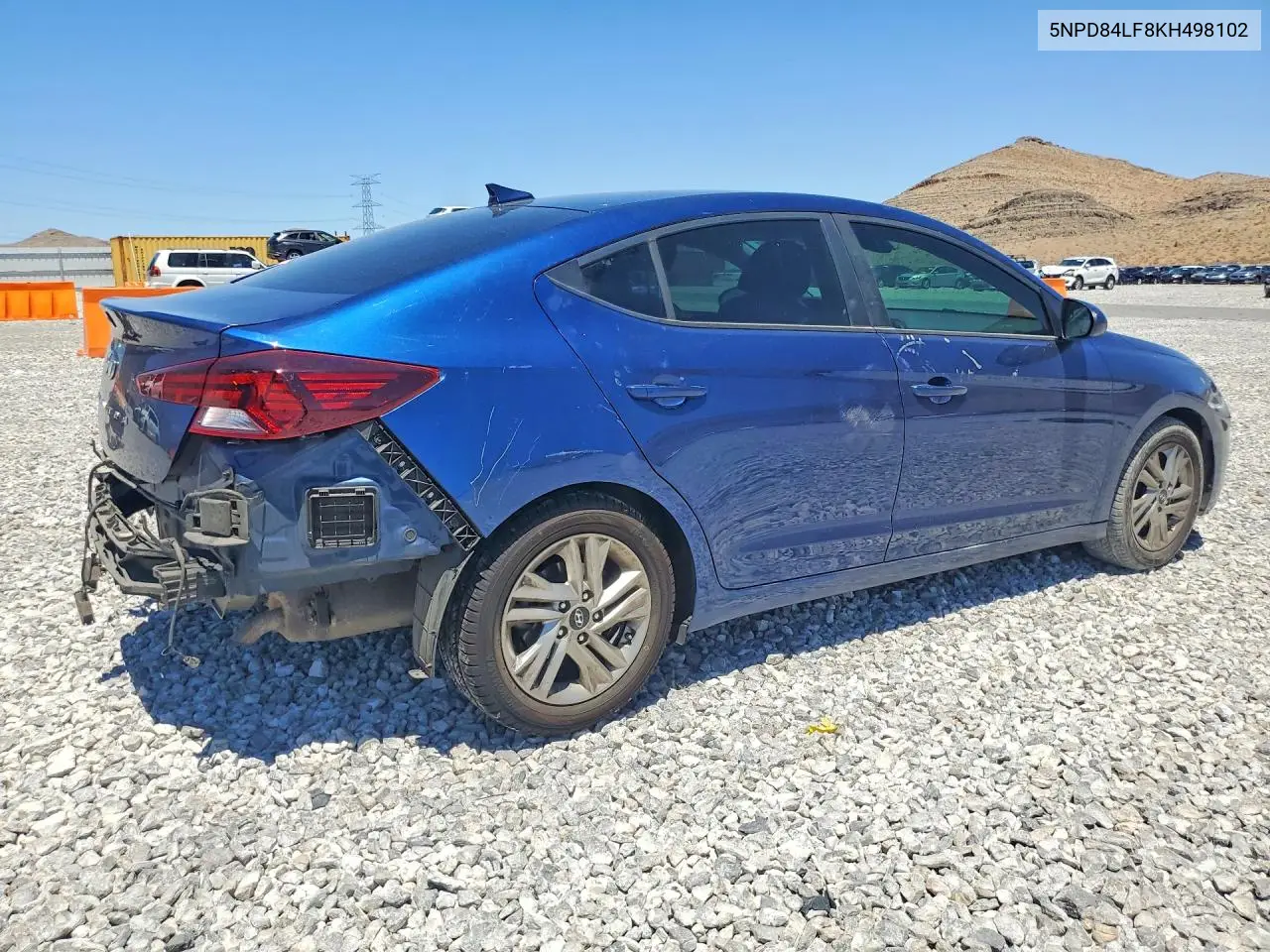 2019 Hyundai Elantra Sel VIN: 5NPD84LF8KH498102 Lot: 60490926