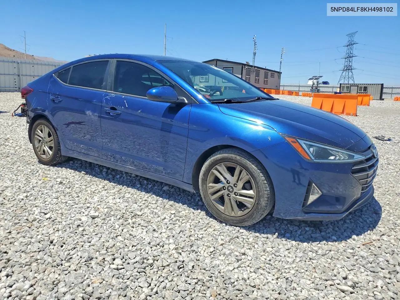 2019 Hyundai Elantra Sel VIN: 5NPD84LF8KH498102 Lot: 60490926