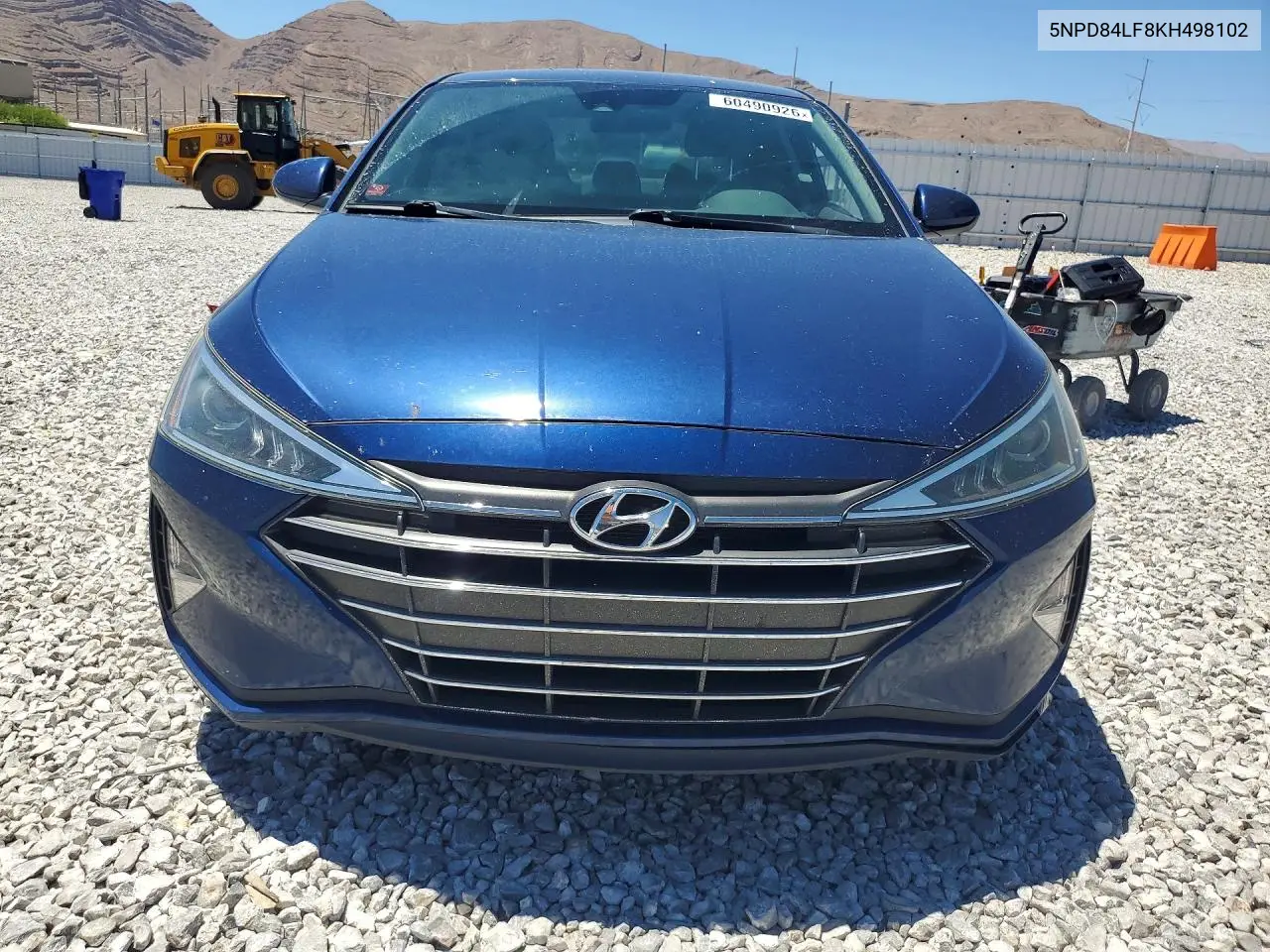 2019 Hyundai Elantra Sel VIN: 5NPD84LF8KH498102 Lot: 60490926