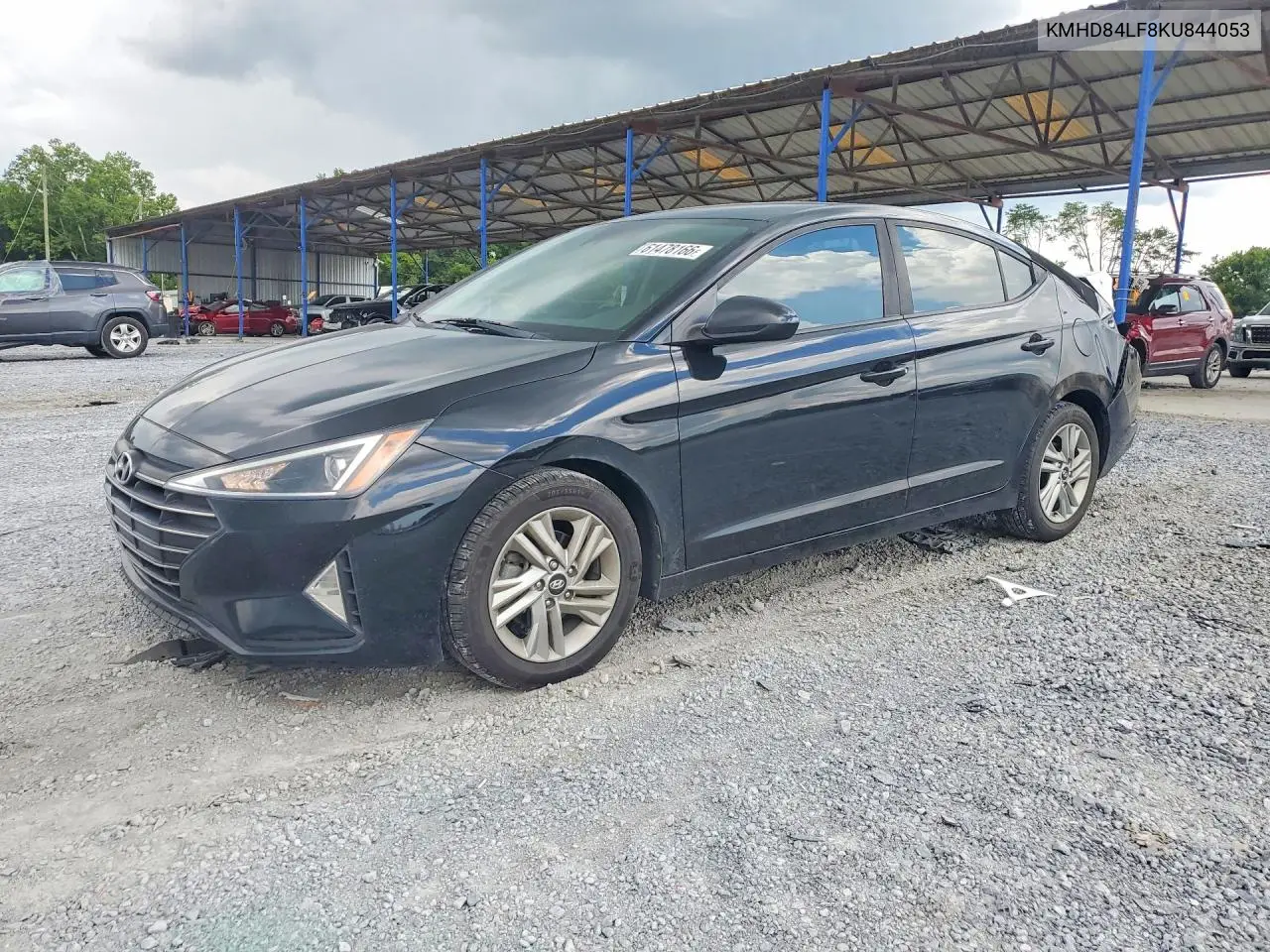 2019 Hyundai Elantra Sel VIN: KMHD84LF8KU844053 Lot: 61478166