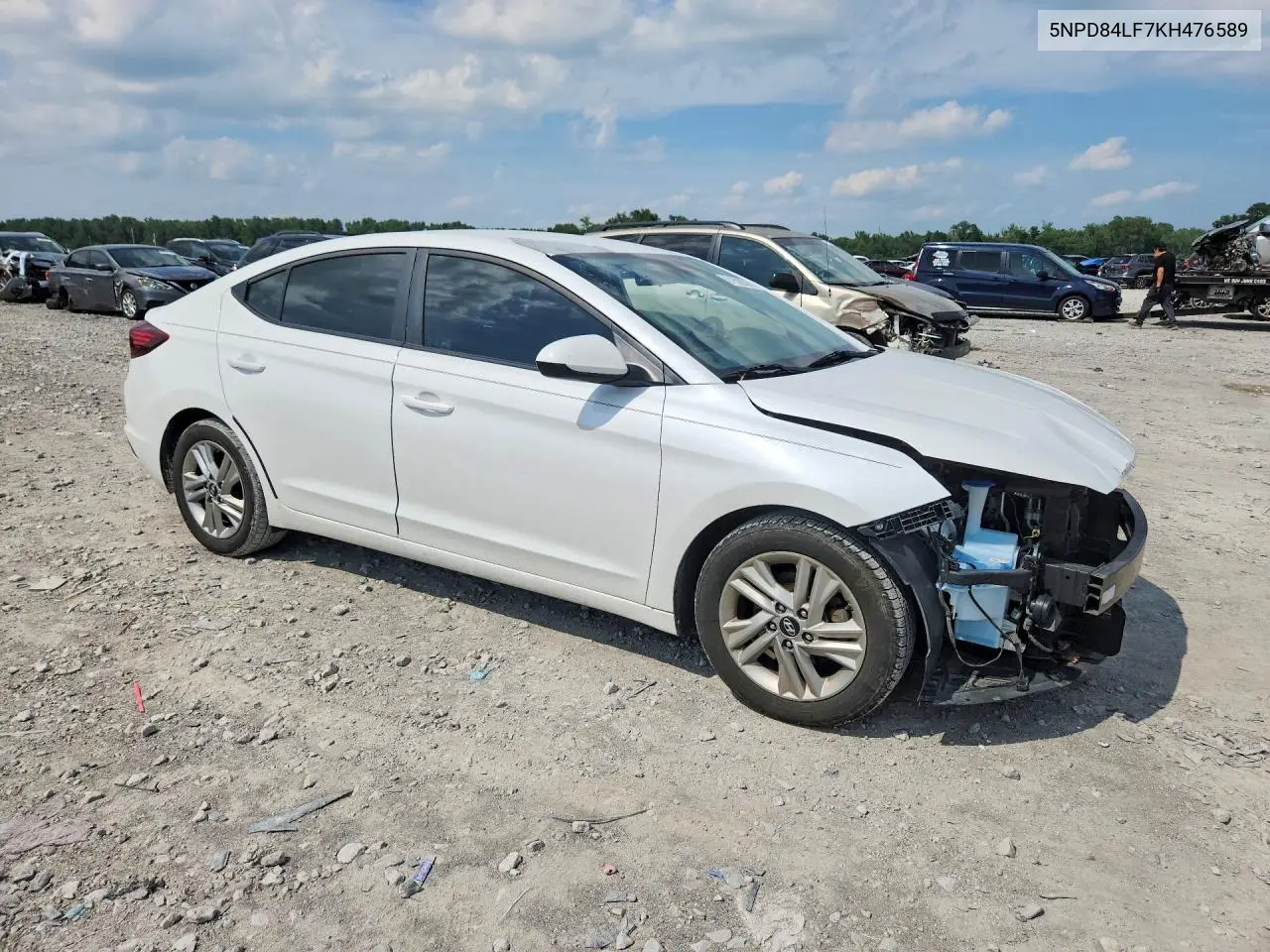2019 Hyundai Elantra Sel VIN: 5NPD84LF7KH476589 Lot: 61509326