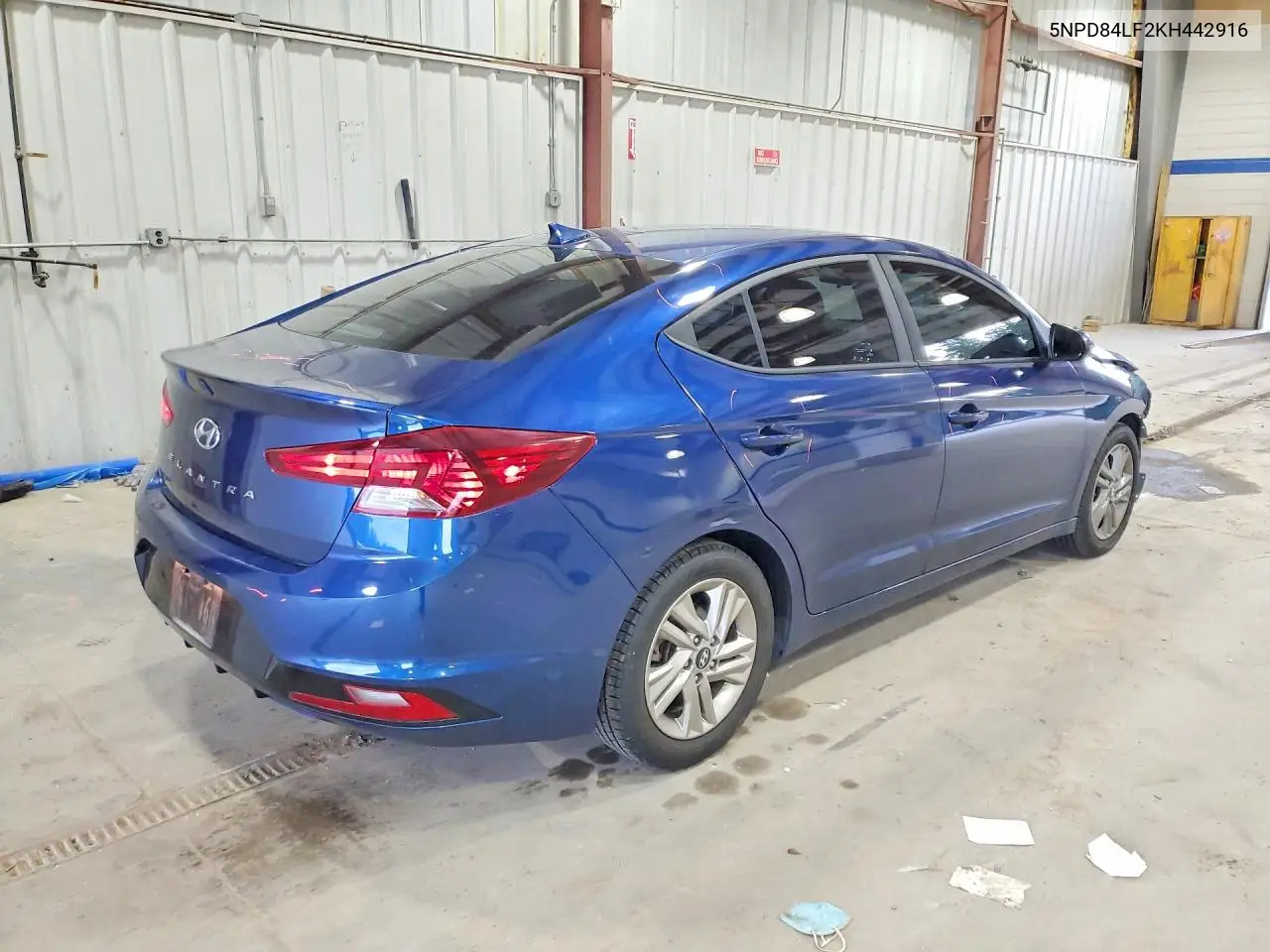2019 Hyundai Elantra Sel VIN: 5NPD84LF2KH442916 Lot: 61789286
