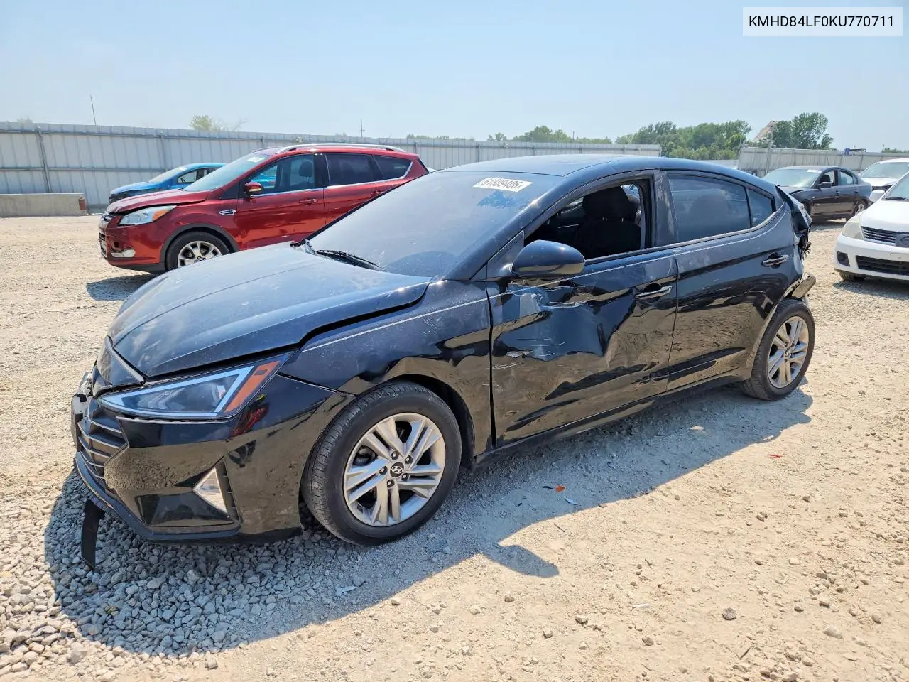 2019 Hyundai Elantra Value Edition VIN: KMHD84LF0KU770711 Lot: 61809406
