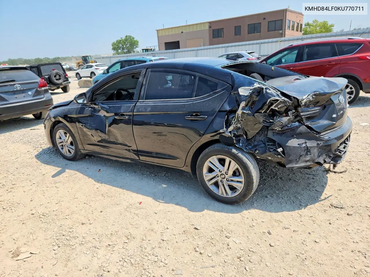 2019 Hyundai Elantra Value Edition VIN: KMHD84LF0KU770711 Lot: 61809406