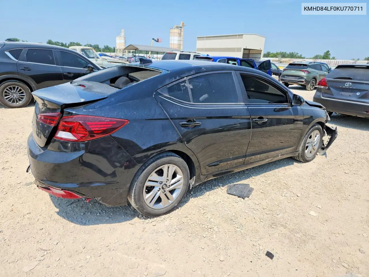 2019 Hyundai Elantra Value Edition VIN: KMHD84LF0KU770711 Lot: 61809406