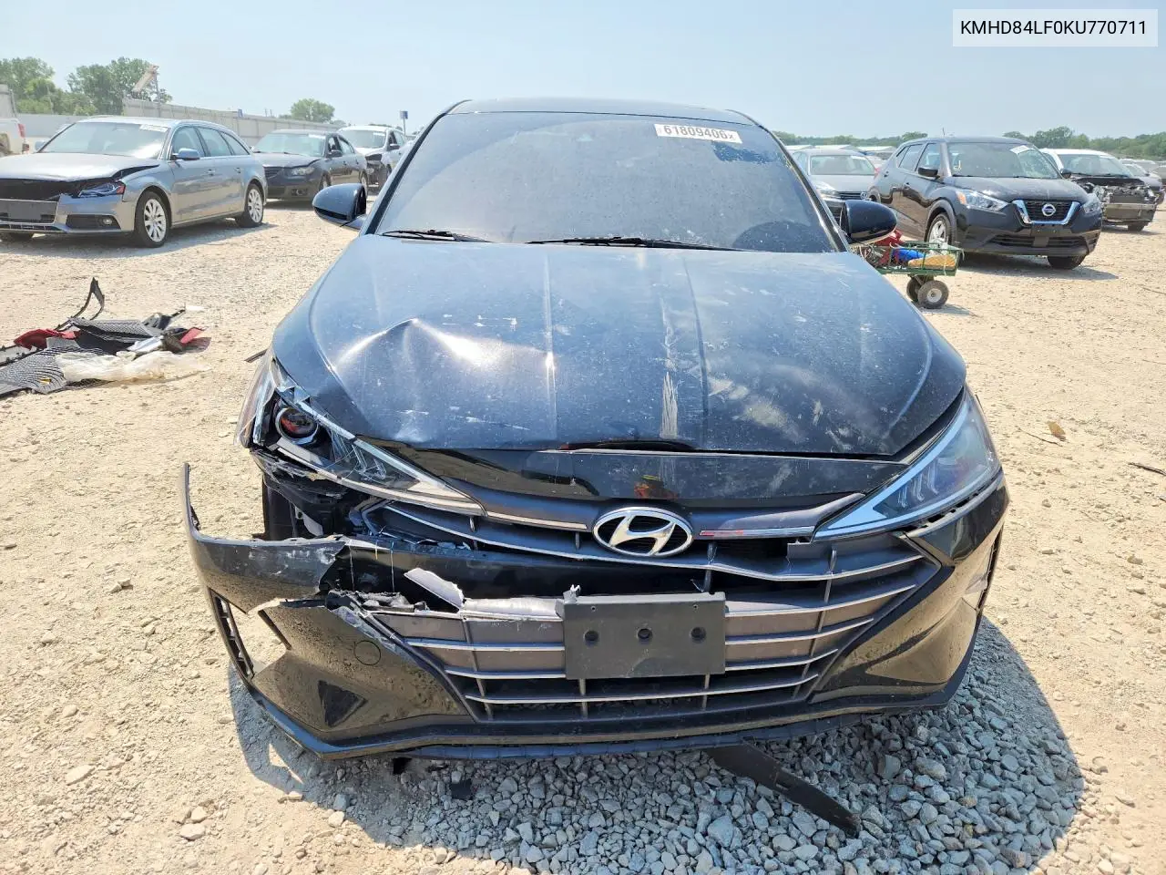 2019 Hyundai Elantra Value Edition VIN: KMHD84LF0KU770711 Lot: 61809406