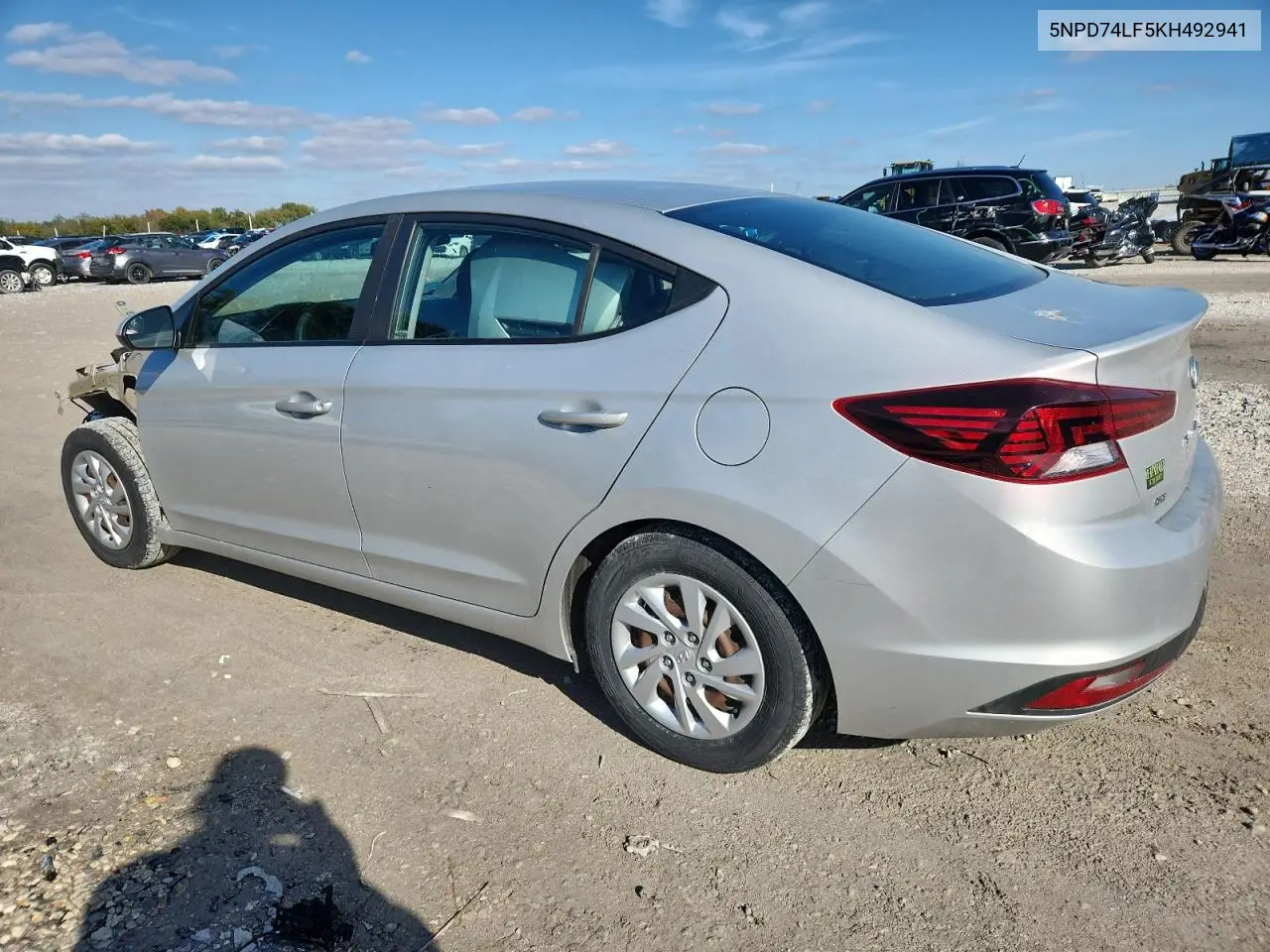 5NPD74LF5KH492941 2019 Hyundai Elantra Se