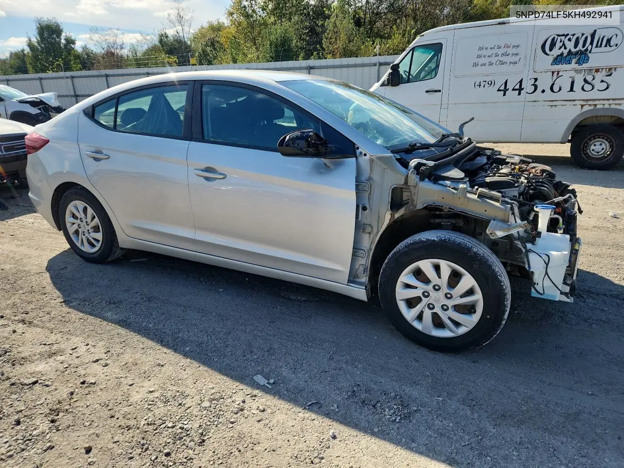 5NPD74LF5KH492941 2019 Hyundai Elantra Se