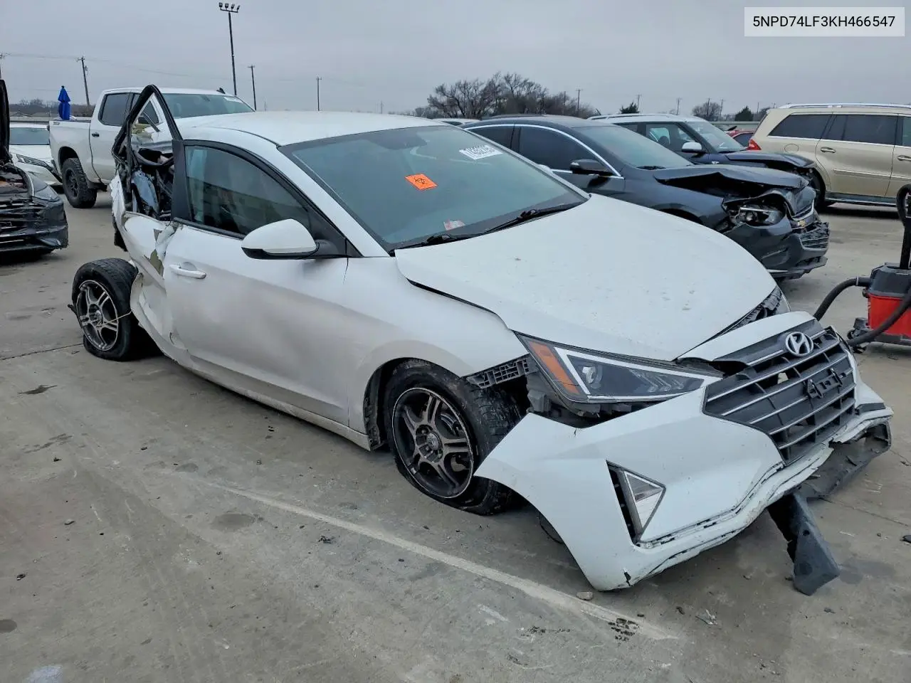 2019 Hyundai Elantra Se VIN: 5NPD74LF3KH466547 Lot: 74352795