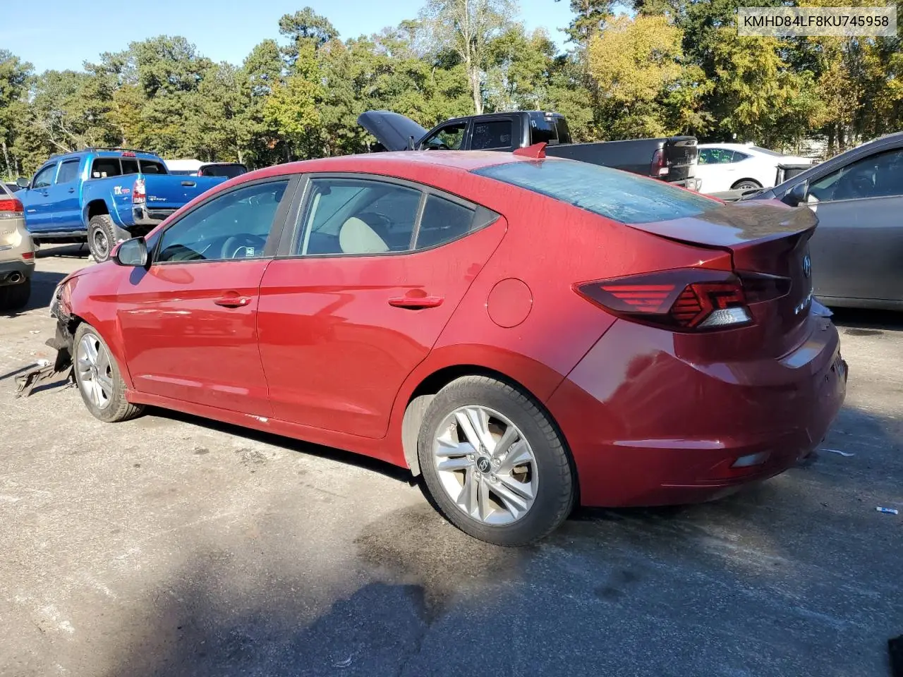 KMHD84LF8KU745958 2019 Hyundai Elantra Sel