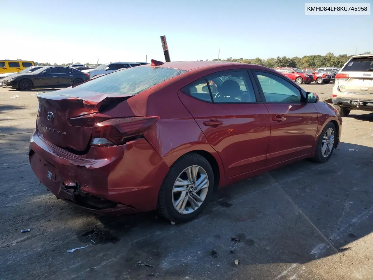 KMHD84LF8KU745958 2019 Hyundai Elantra Sel