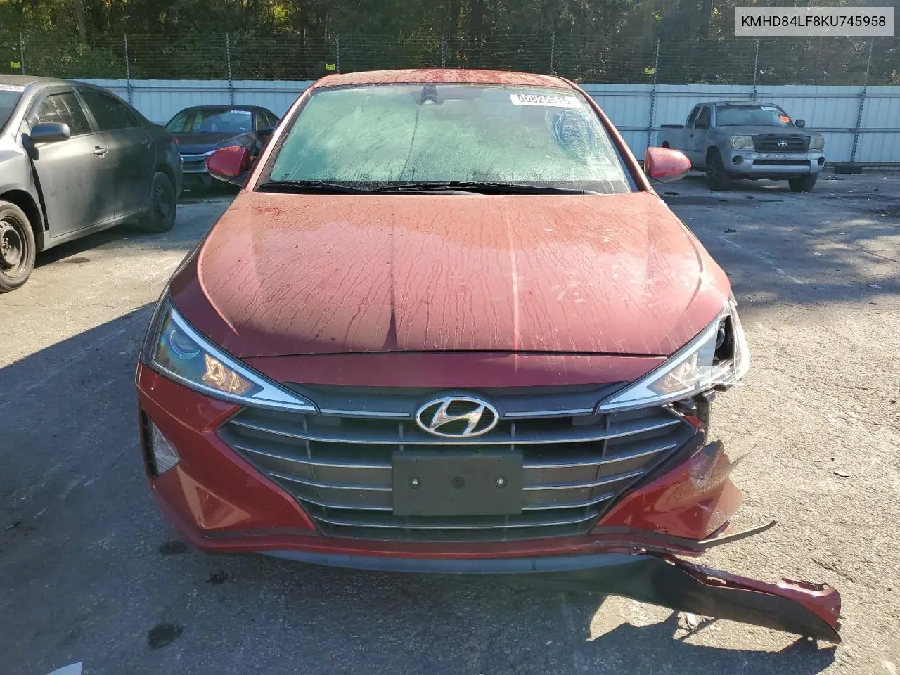KMHD84LF8KU745958 2019 Hyundai Elantra Sel