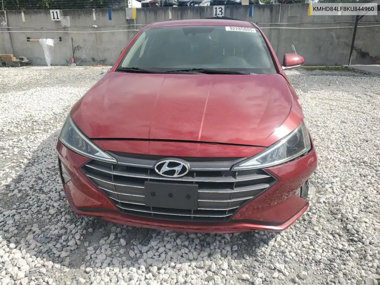 KMHD84LF8KU844960 2019 Hyundai Elantra Sel