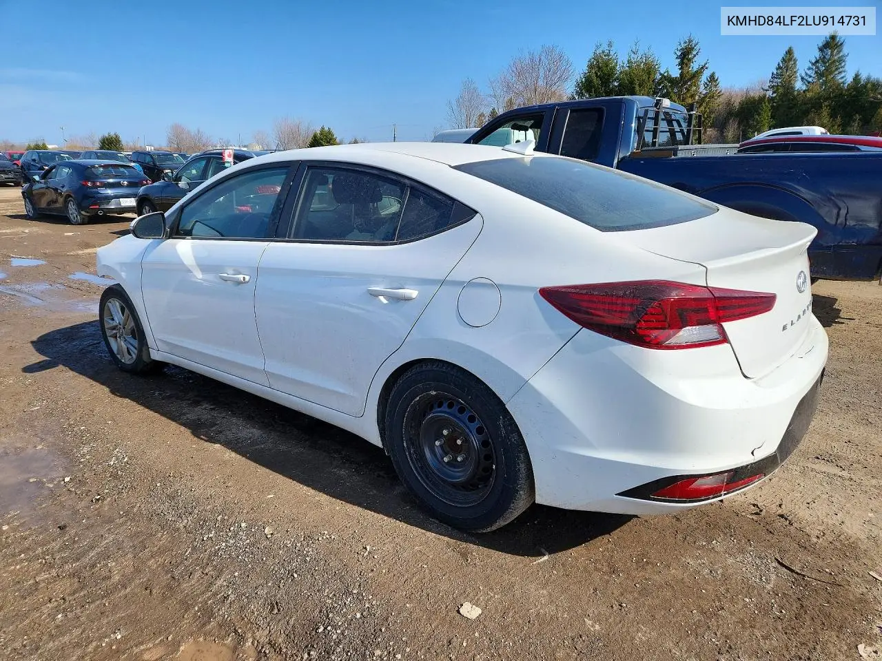 KMHD84LF2LU914731 2020 Hyundai Elantra