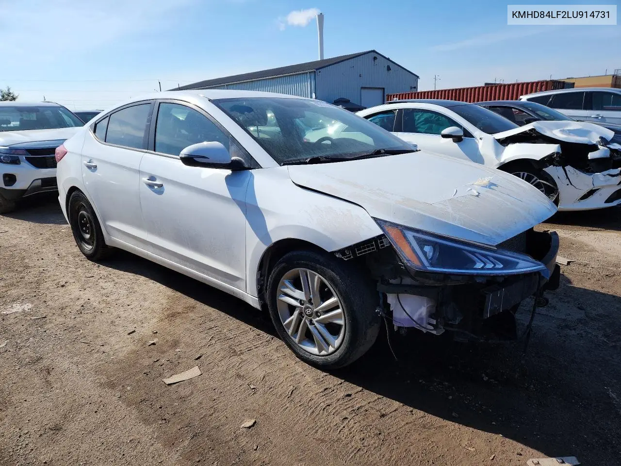 KMHD84LF2LU914731 2020 Hyundai Elantra