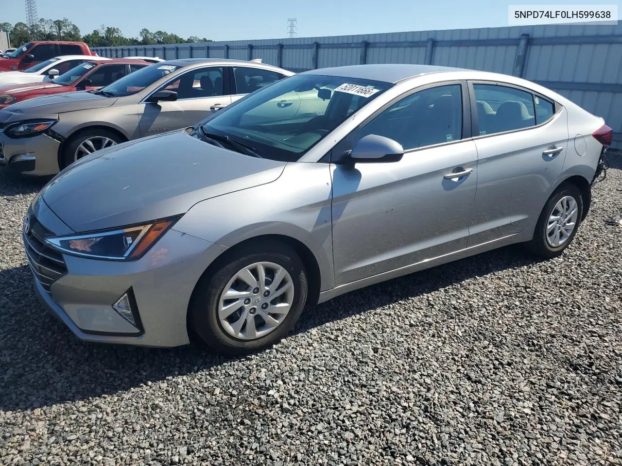 5NPD74LF0LH599638 2020 Hyundai Elantra