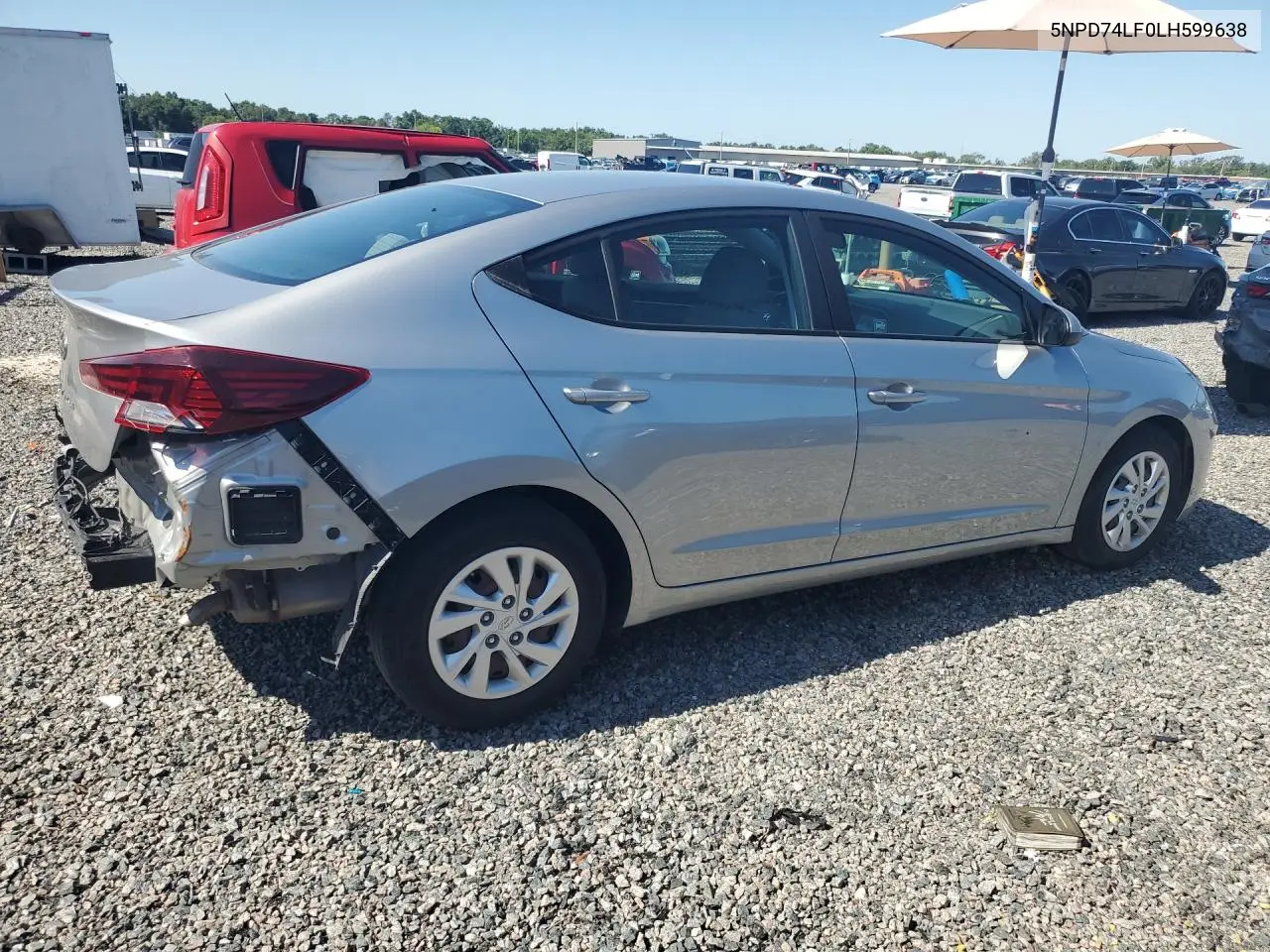 5NPD74LF0LH599638 2020 Hyundai Elantra