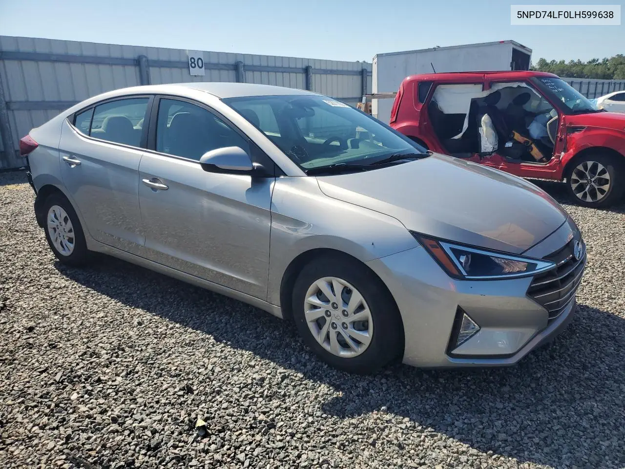 5NPD74LF0LH599638 2020 Hyundai Elantra
