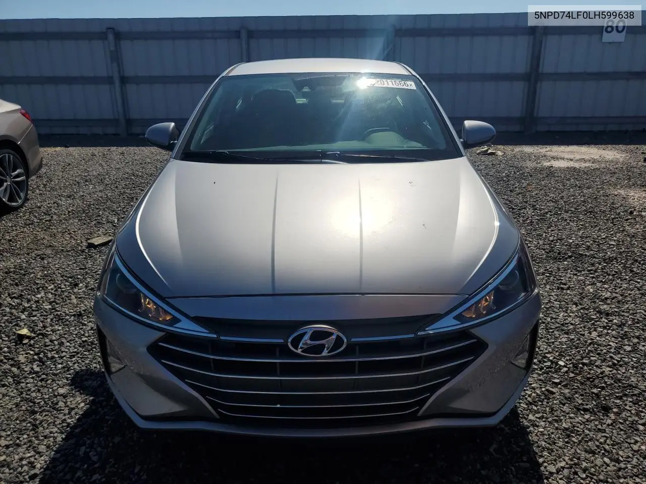 5NPD74LF0LH599638 2020 Hyundai Elantra