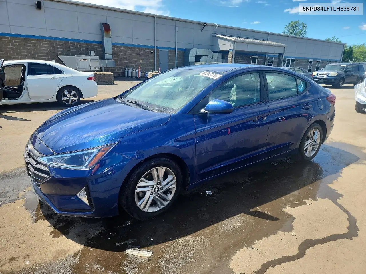 2020 Hyundai Elantra Sel VIN: 5NPD84LF1LH538781 Lot: 56967746